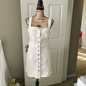 White denim dress